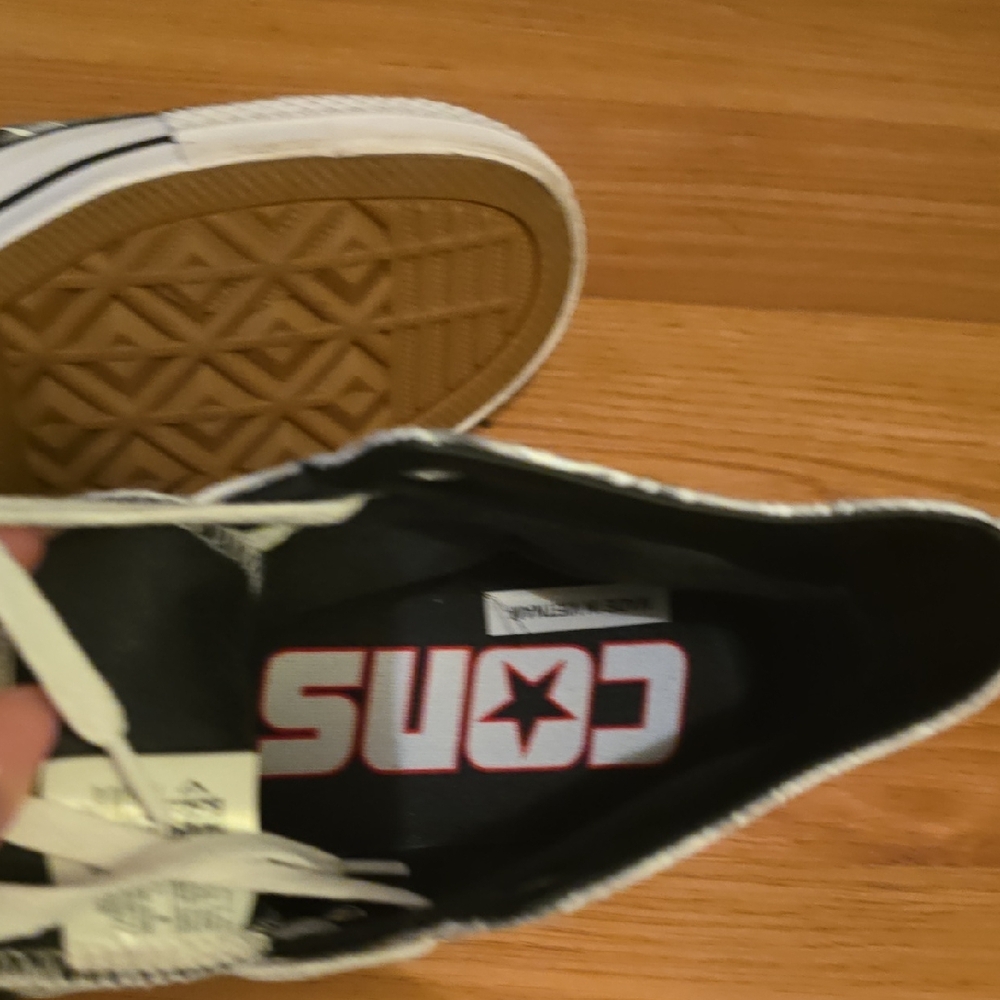 Converse All Star Black and White Web High Tops - Picture 9 of 9